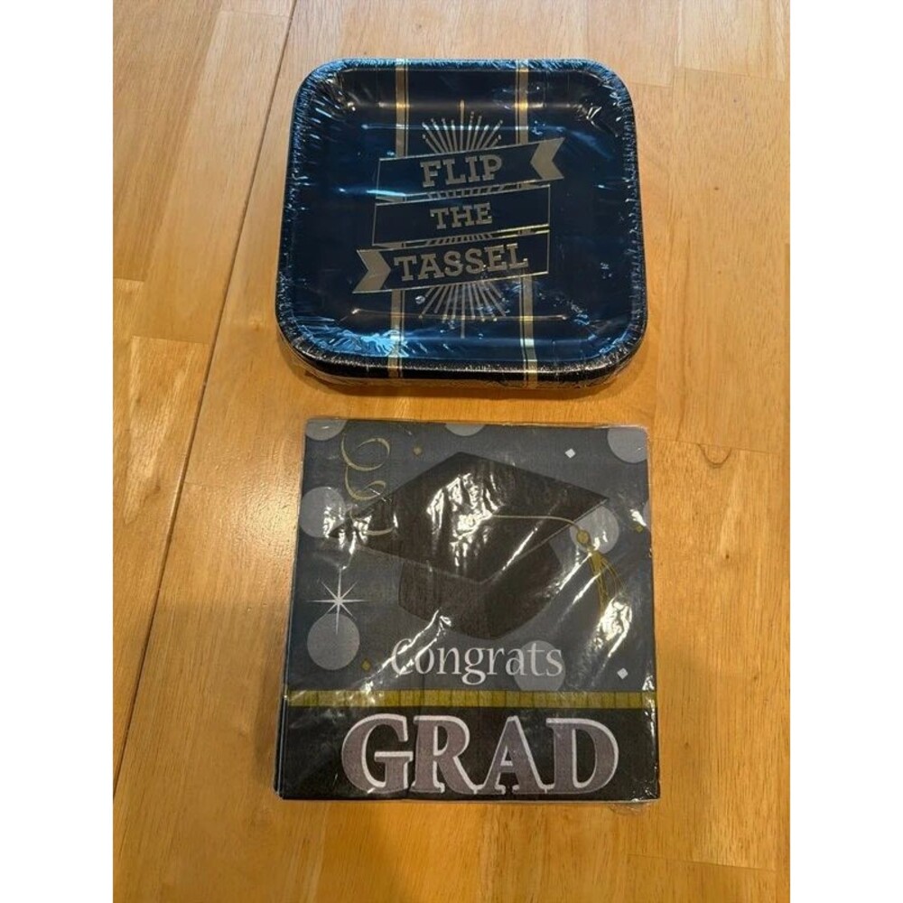 Graduation napkins and plates
